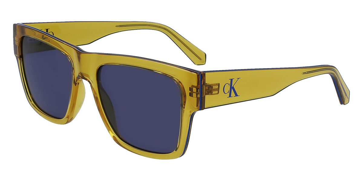 Image of Calvin Klein Jeans CKJ23605S 701 Óculos de Sol Amarelos Masculino BRLPT