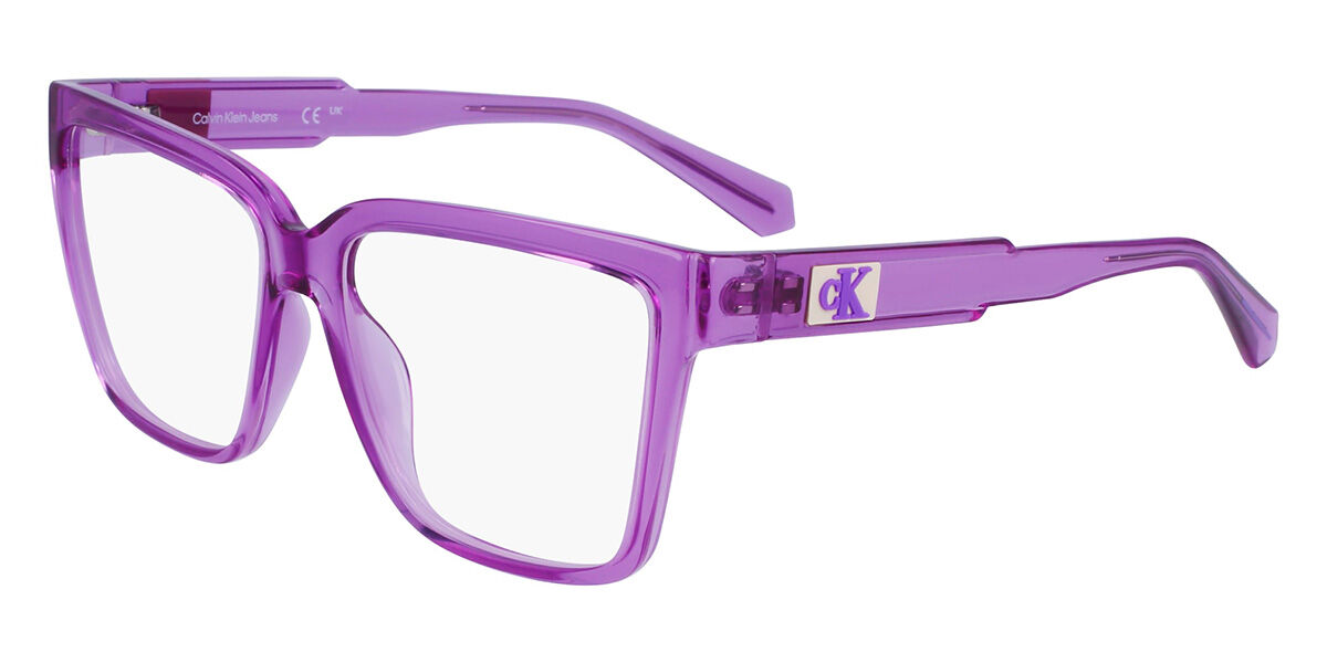 Image of Calvin Klein Jeans CKJ23625 500 Óculos de Grau Purple Feminino BRLPT