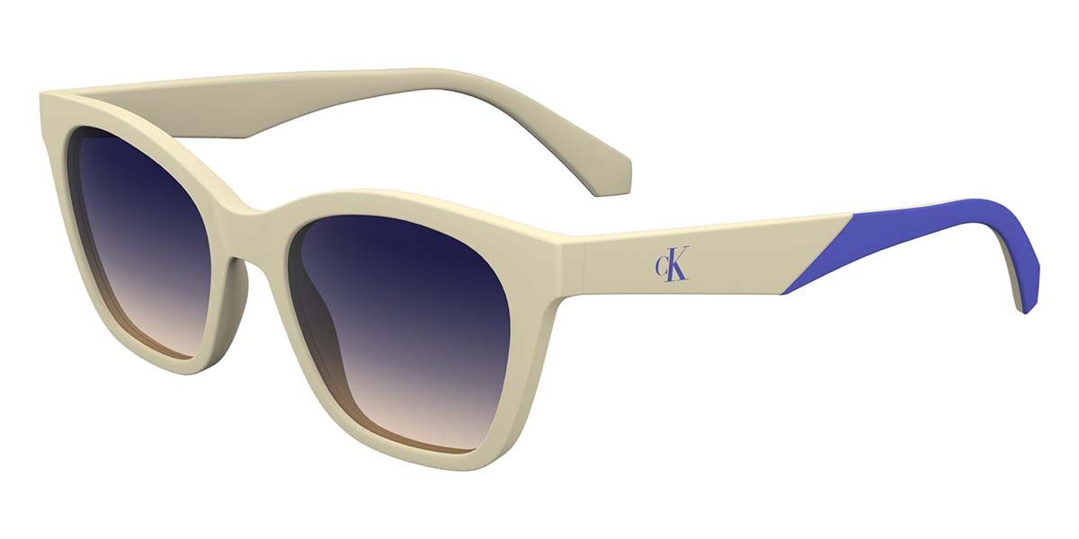 Image of Calvin Klein Jeans CKJ24303S 100 Gafas de Sol para Mujer Blancas ESP