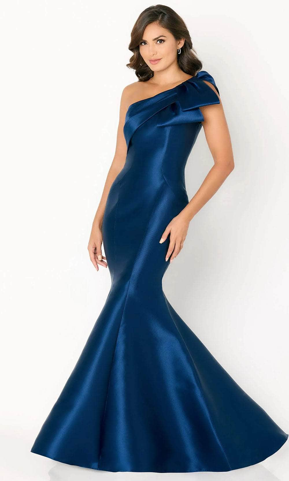 Image of Cameron Blake CB776 - Bow Mikado Evening Dress