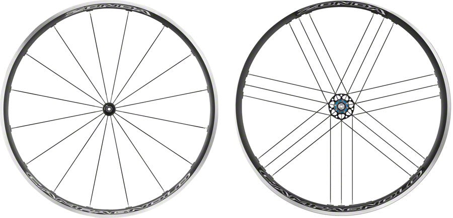 Image of Campagnolo Zonda Wheelset - 700 Black Clincher