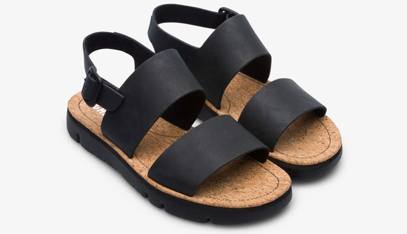 Image of Camper Oruga Black Sandal CZ