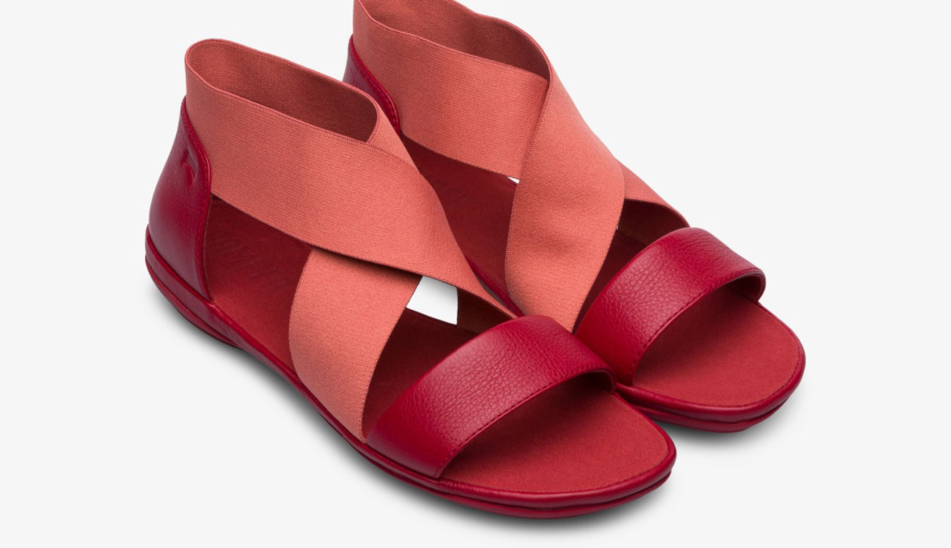 Image of Camper Right Red Sandal DE