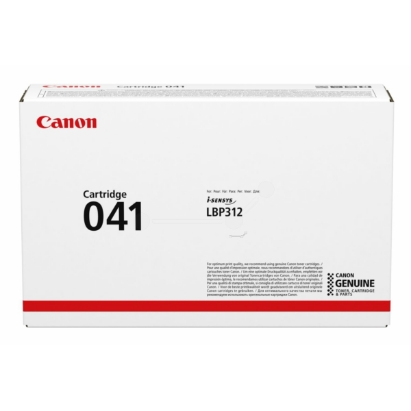 Image of Canon 041BK 0452C002 černý (black) originální toner CZ ID 319678