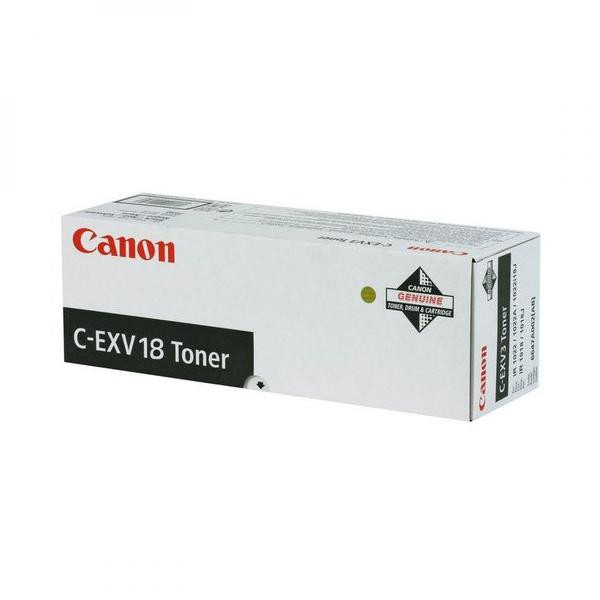 Image of Canon C-EXV18 0386B002 černý (black) originální toner CZ ID 14281