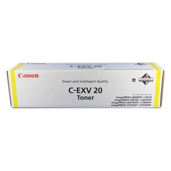 Image of Canon C-EXV20 żółty (yellow) toner oryginalny PL ID 14325