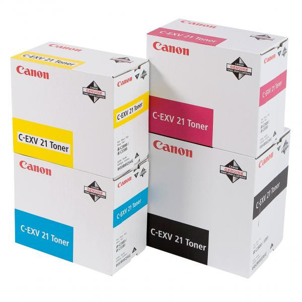Image of Canon C-EXV21 (0453B002) azurový (cyan) originální toner CZ ID 14283