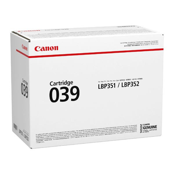 Image of Canon CRG-039 0287C001 černý (black) originální toner CZ ID 14388