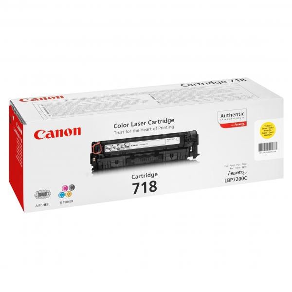 Image of Canon CRG-718 žltý (yellow) originálny toner SK ID 14315