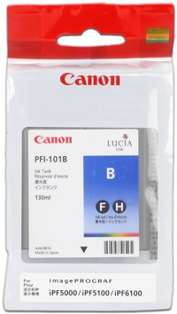 Image of Canon PFI-101B albastru (blue) cartus original RO ID 1590