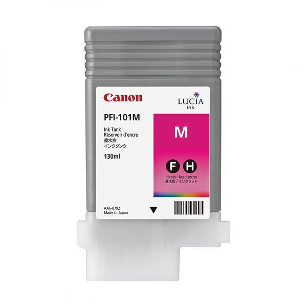 Image of Canon PFI-101M 0885B001 purpurová (magenta) originální cartridge CZ ID 13641