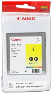 Image of Canon PFI-101Y 0886B001 žlutá (yellow) originální cartridge CZ ID 1591