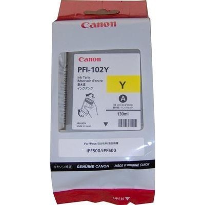 Image of Canon PFI-102Y 0898B001 žltá (yellow) originálna cartridge SK ID 1398