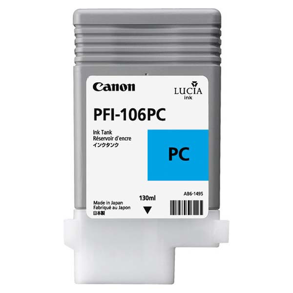 Image of Canon PFI-106PC 6625B001 foto cián (photo cyan) eredeti tintapatron HU ID 13740