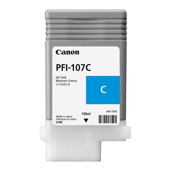 Image of Canon PFI-107C 6706B001 cián (cyan) eredeti tintapatron HU ID 13781