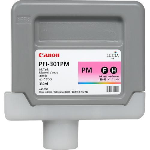 Image of Canon PFI-301PM 1491B001 foto purpurowy (photo magenta) tusz oryginalna PL ID 13666