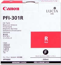 Image of Canon PFI-301R czerwony (red) tusz oryginalna PL ID 2223