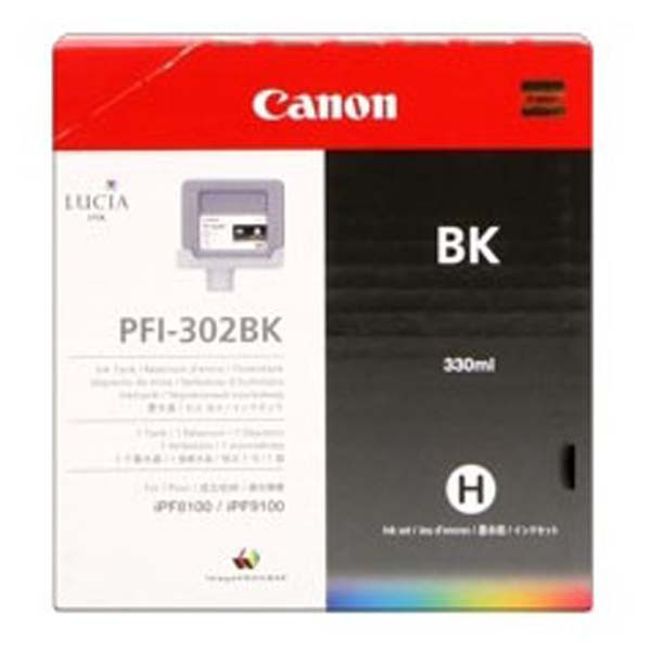 Image of Canon PFI-302B 2216B001 foto negru (photo black) cartus original RO ID 13635