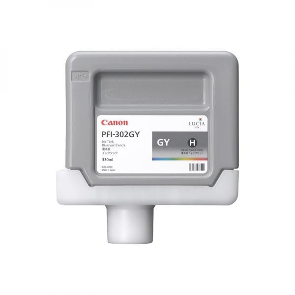 Image of Canon PFI-302GY 2217B001 sivá (grey) originálna cartridge SK ID 13636