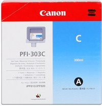 Image of Canon PFI-303C cián (cyan) eredeti tintapatron HU ID 2224