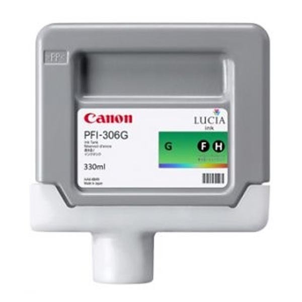 Image of Canon PFI-306G 6664B001 zöld (green) eredeti tintapatron HU ID 13732