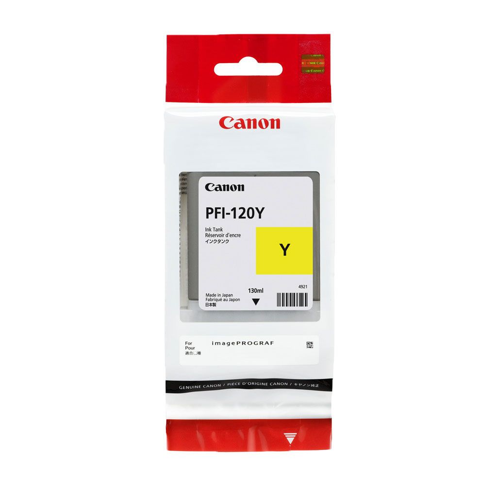 Image of Canon PFI120Y 2888C001 žlutá (yellow) originální inkoustová cartridge CZ ID 17868