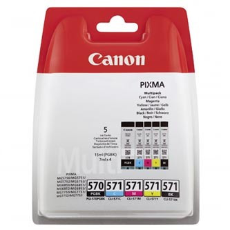Image of Canon PGI-570 + CLI-571 multipack tusz oryginalna PL ID 9836