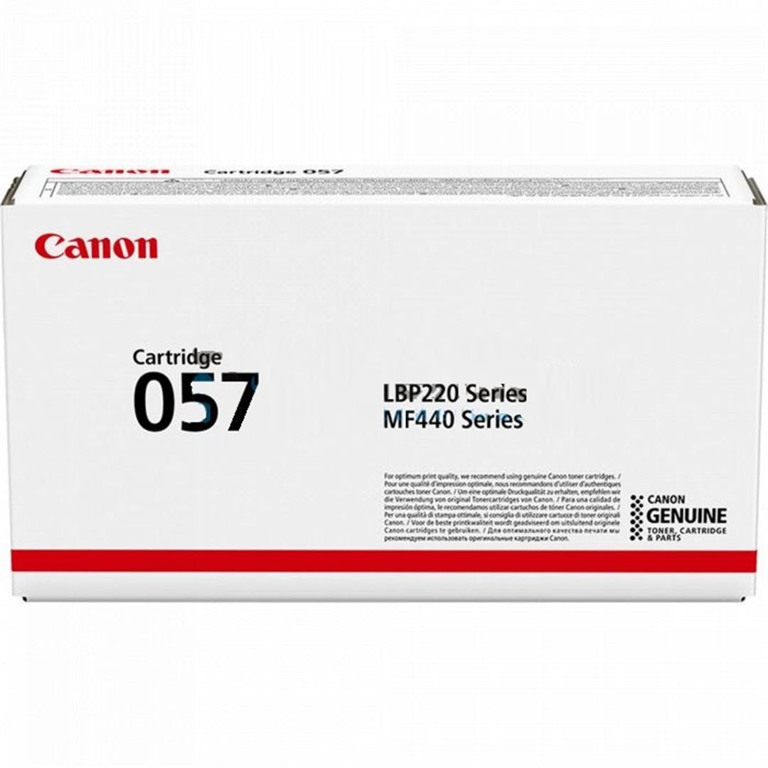 Image of Canon eredeti toner 057 black 3100 oldal 3009C002 Canon LBP228 LBP226 LBP223 MF449 MF446 MF445 MF443 HU ID 65605