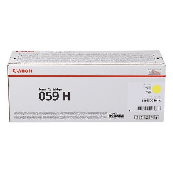 Image of Canon eredeti toner 059HY yellow 13500 oldal 3624C001 high capacity Canon LBP852Cx HU ID 65609