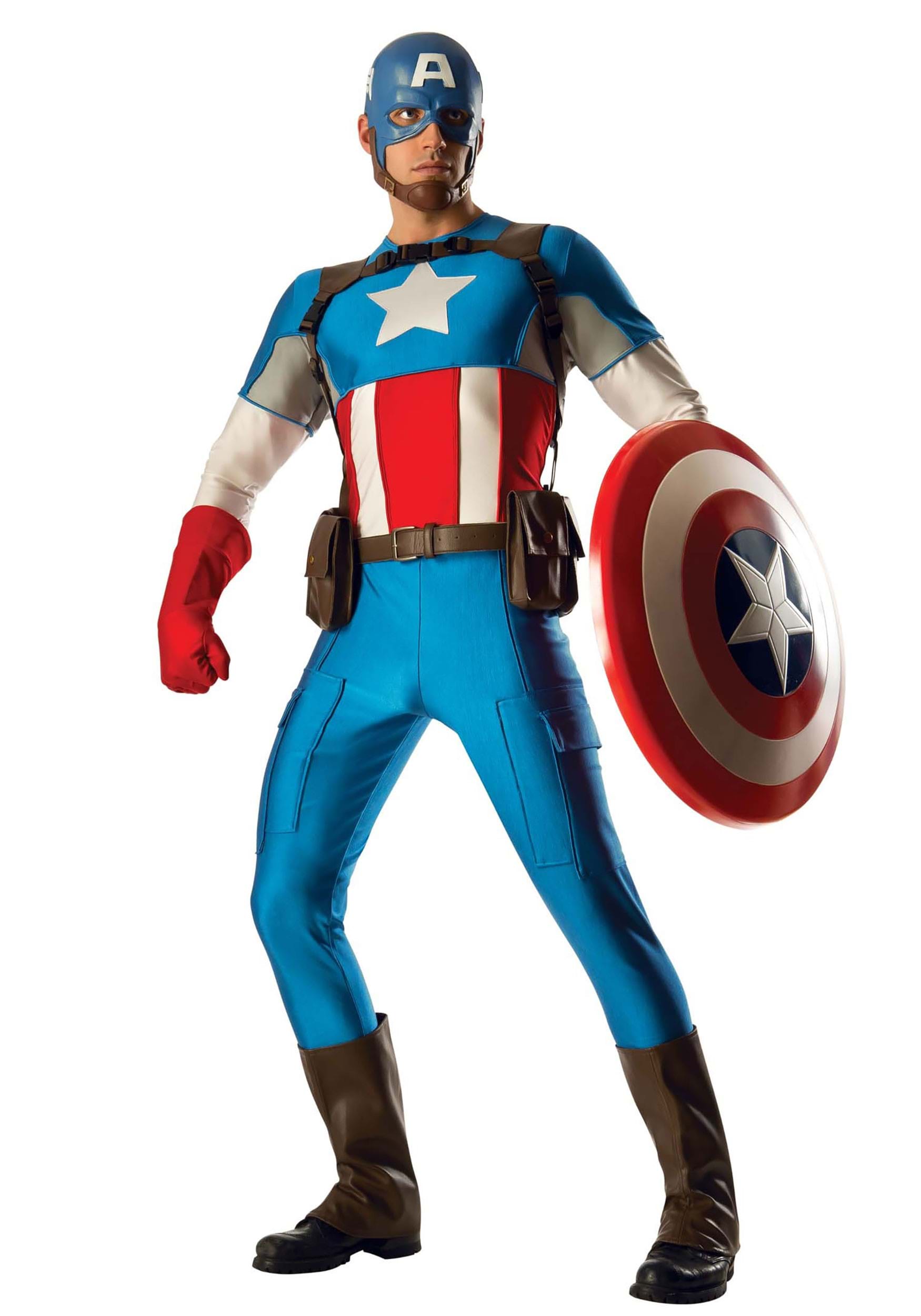 Image of Captain America Grand Heritage Costume for Men ID RU810581-ST