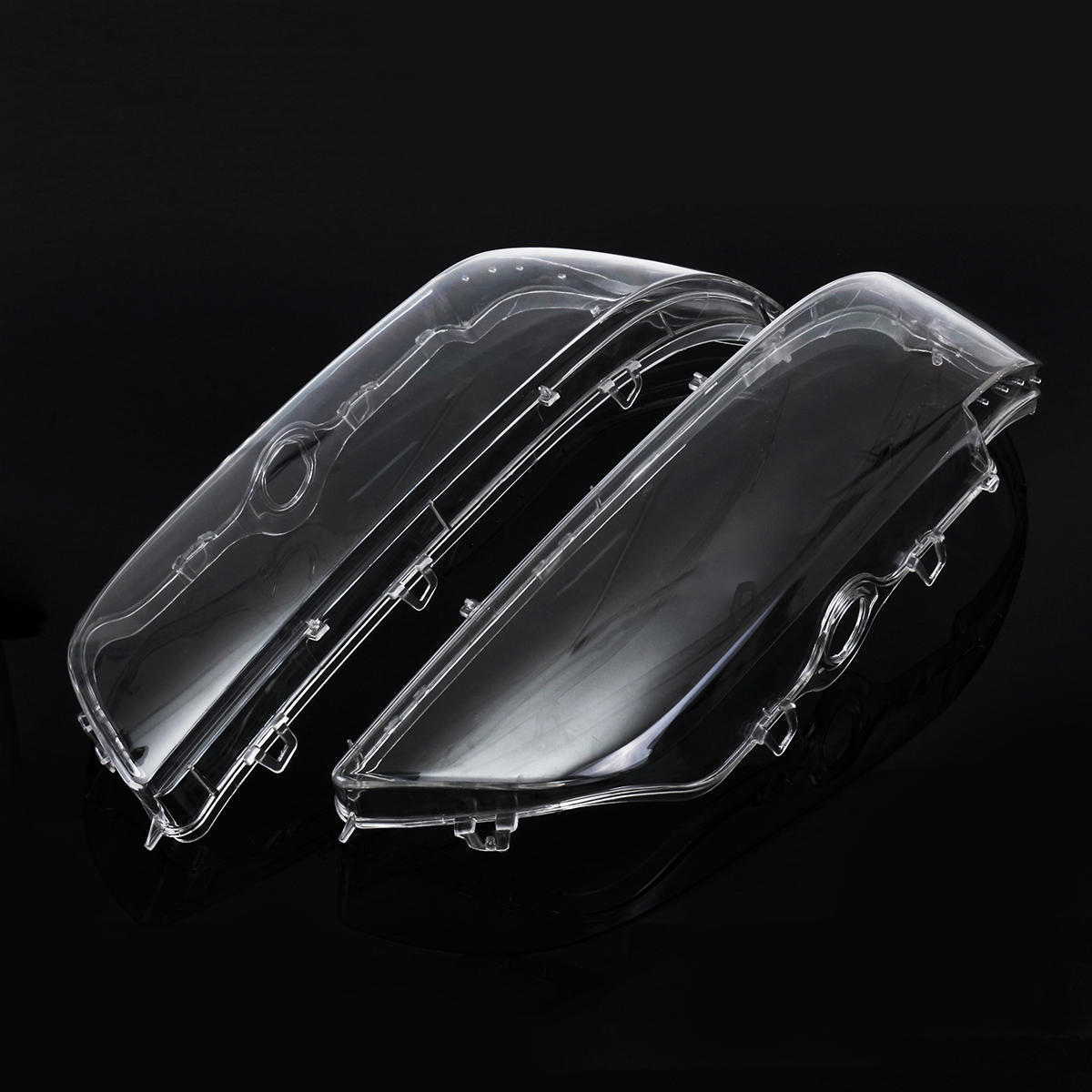 Image of Car Clear Headlight Lens Cover ABS Pair for BMW E39 Facelift 1996-2003 63128375302