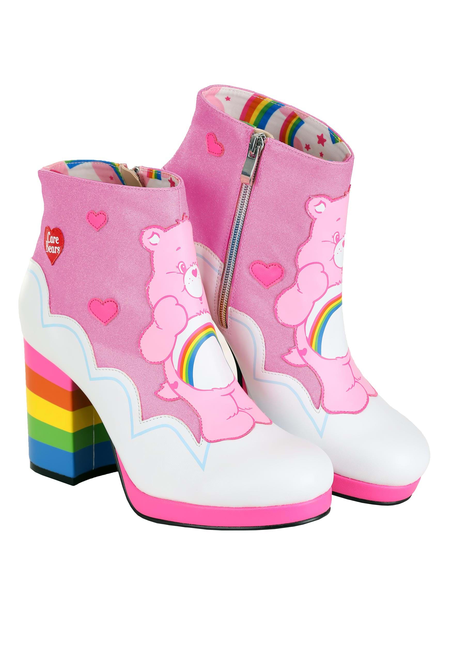 Image of Care Bears Cheer Bear Ankle Boots | Care Bears Shoes ID FUN3143AD-12