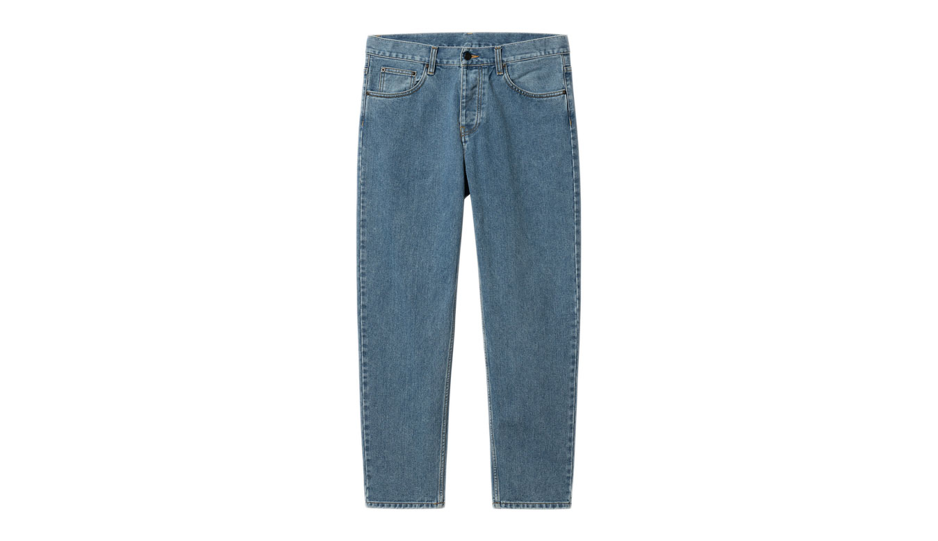 Image of Carhartt WIP Newel Pant Blue (Stone Bleached) CZ