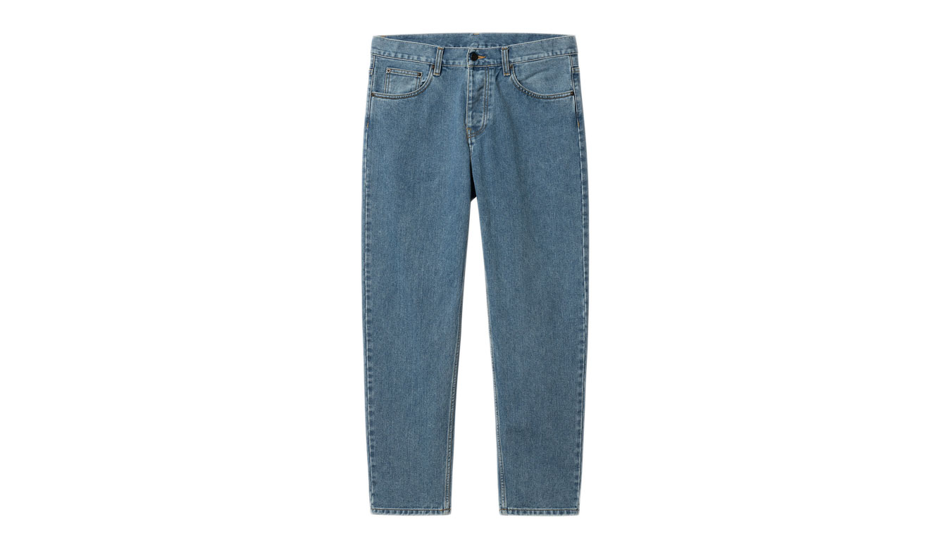 Image of Carhartt WIP Newel Pant Blue (Stone Bleached) RO