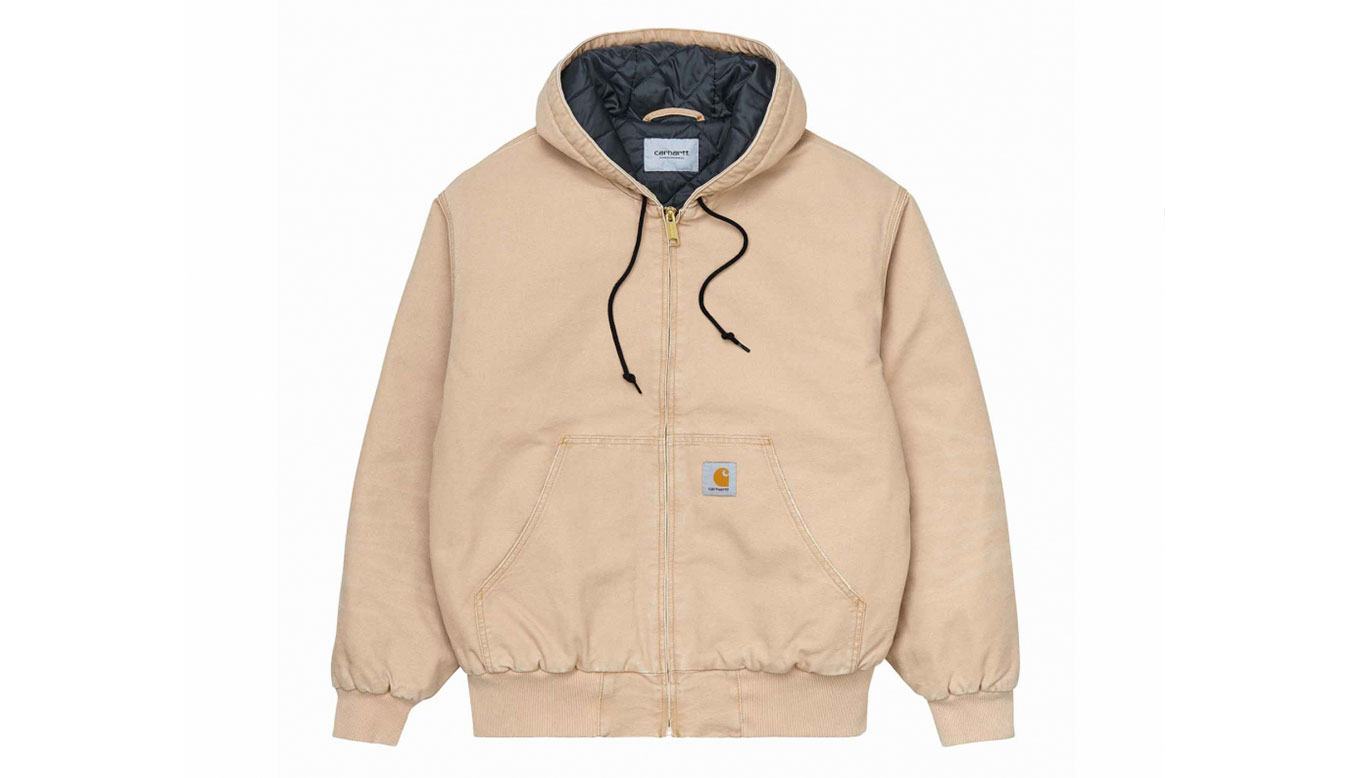 Image of Carhartt WIP OG Active Jacket Dusty H Brown Aged Canvas HR