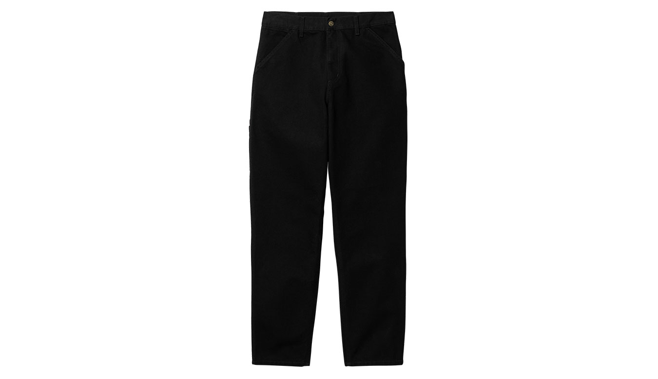 Image of Carhartt WIP Single Knee Pant Black ESP