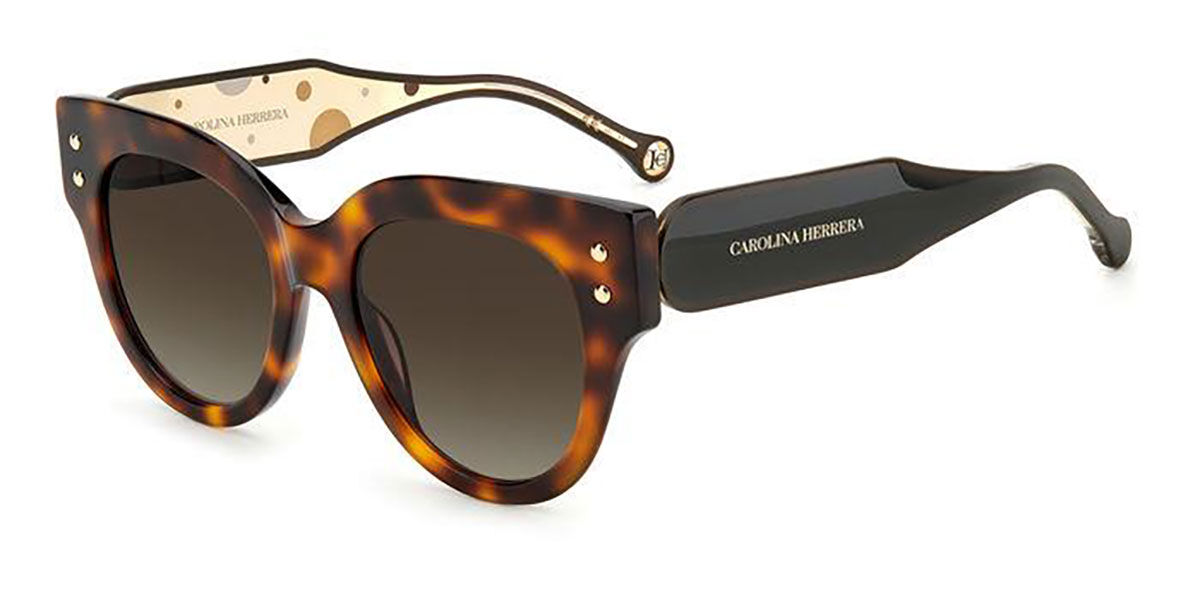 Image of Carolina Herrera CH 0008/S 05L/HA Óculos de Sol Tortoiseshell Feminino BRLPT