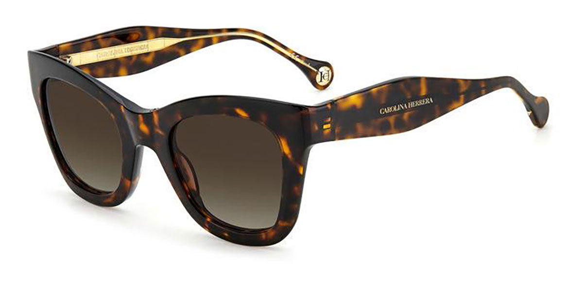 Image of Carolina Herrera CH 0015/S 086/HA Óculos de Sol Tortoiseshell Feminino BRLPT