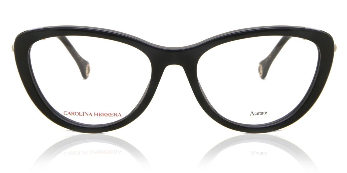 Image of Carolina Herrera CH 0021 807 54 Czarne Damskie Okulary Korekcyjne PL