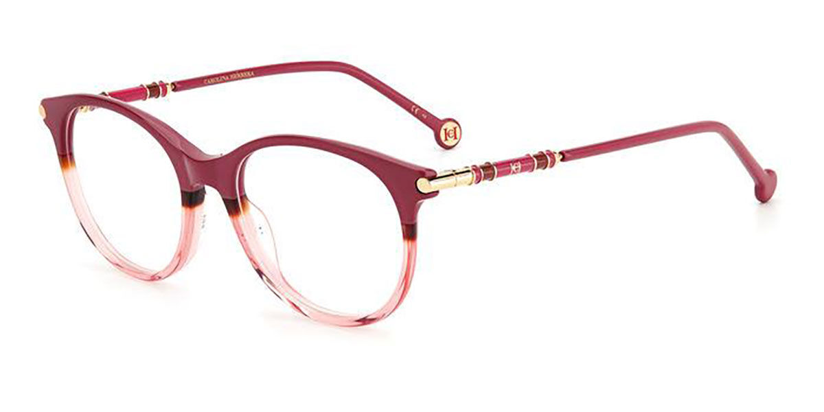 Image of Carolina Herrera CH 0026 VA4 51 Czerwone Damskie Okulary Korekcyjne PL