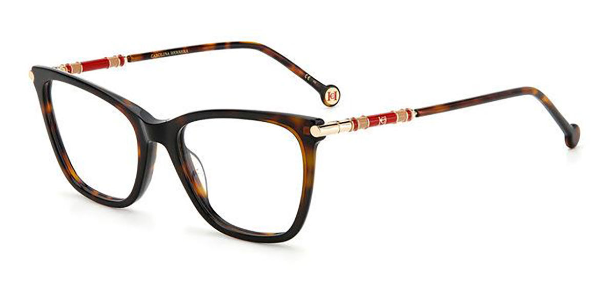 Image of Carolina Herrera CH 0028 086 53 Tortoiseshell Damskie Okulary Korekcyjne PL