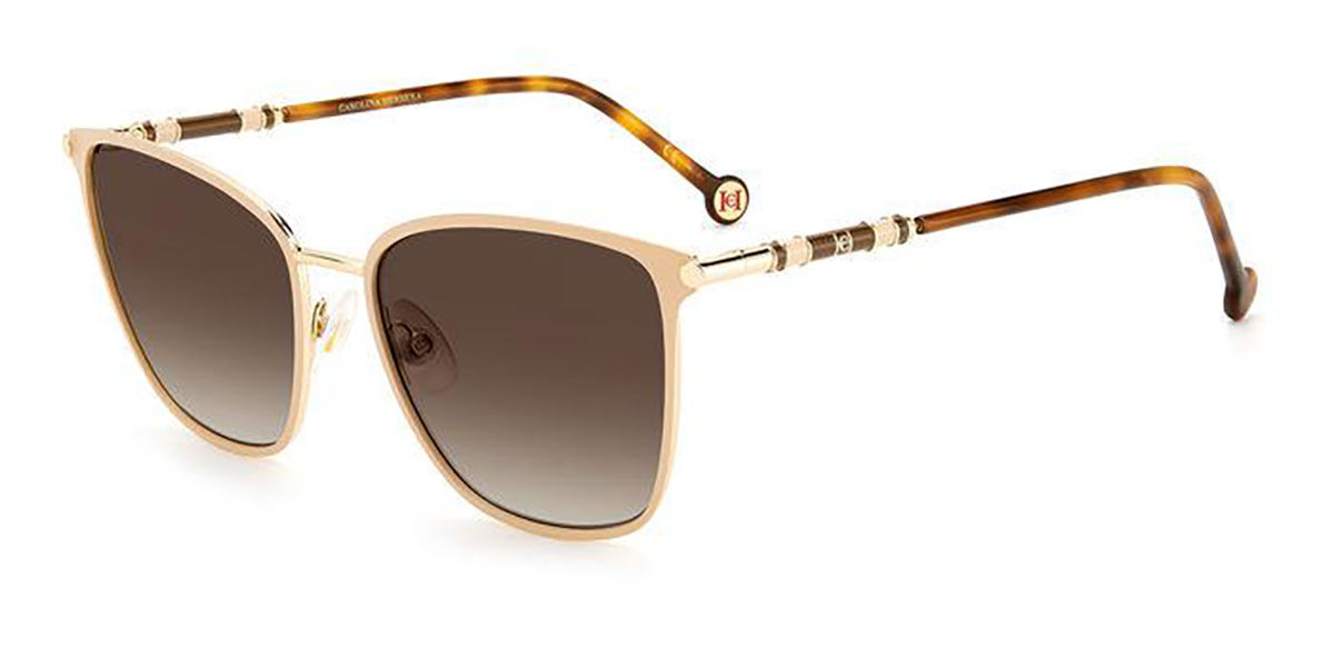 Image of Carolina Herrera CH 0030/S BKU/HA 56 Brązowe Damskie Okulary Przeciwsłoneczne PL