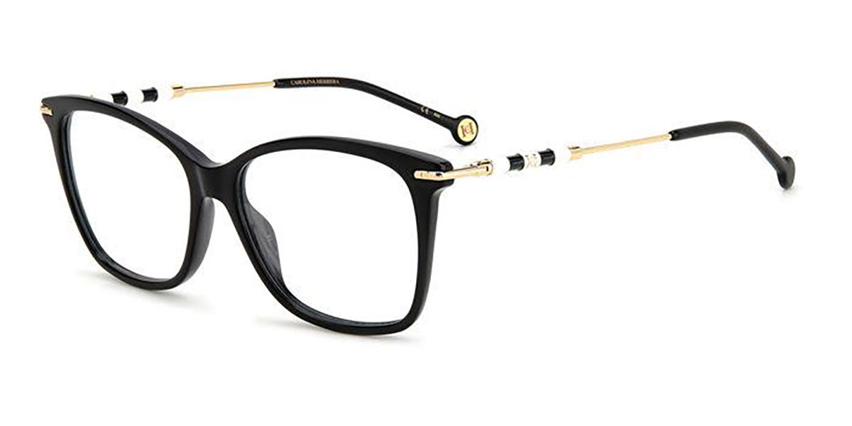 Image of Carolina Herrera CH 0042 807 54 Czarne Damskie Okulary Korekcyjne PL