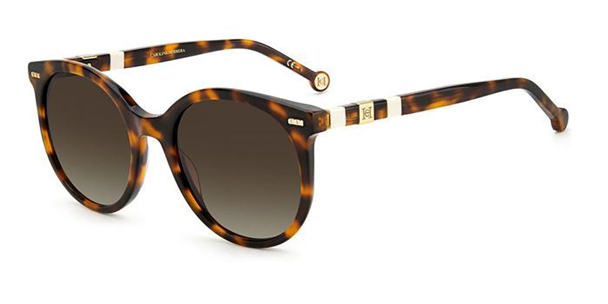 Image of Carolina Herrera CH 0046/S C1H/HA 56 Tortoiseshell Damskie Okulary Przeciwsłoneczne PL