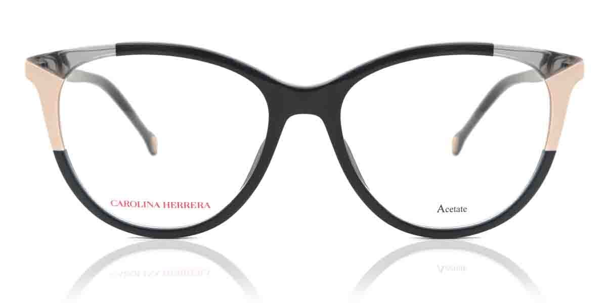 Image of Carolina Herrera CH 0054 KDX Óculos de Grau Pretos Feminino BRLPT