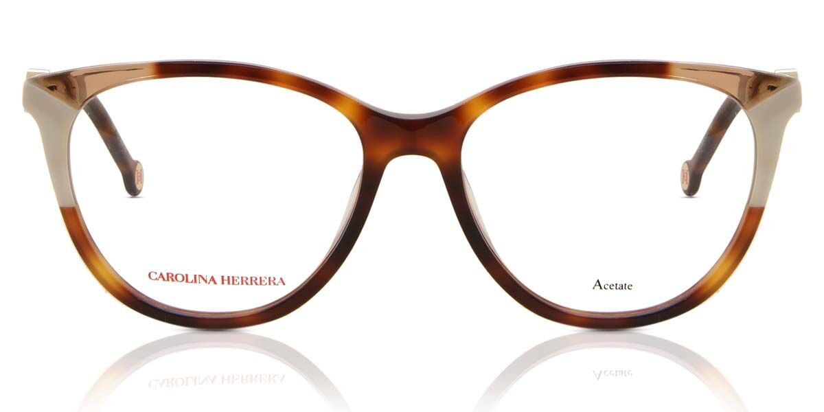 Image of Carolina Herrera CH 0056 C1H 52 Tortoiseshell Damskie Okulary Korekcyjne PL