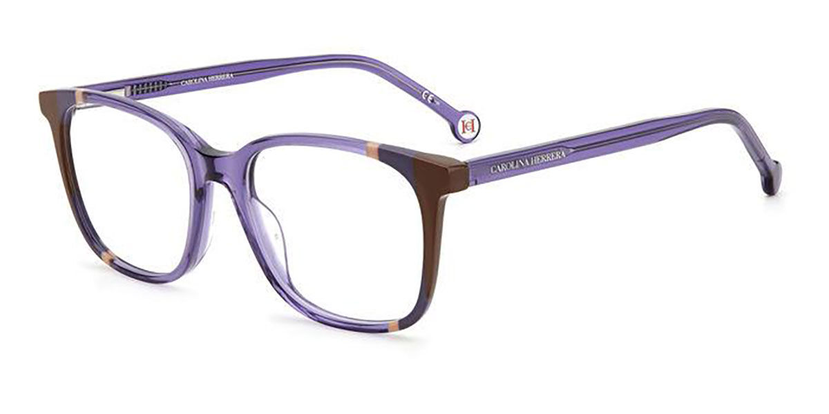 Image of Carolina Herrera CH 0065 E53 Óculos de Grau Purple Feminino BRLPT