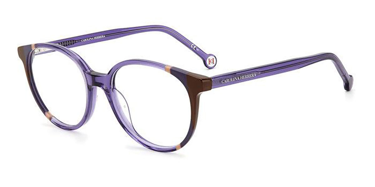 Image of Carolina Herrera CH 0067 E53 Gafas Recetadas para Mujer Purple ESP