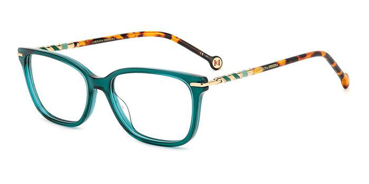 Image of Carolina Herrera HER 0097 XGW 54 Zielone Damskie Okulary Korekcyjne PL