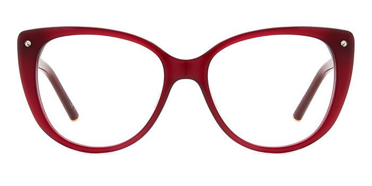 Image of Carolina Herrera HER 0150 LHF 53 Burgundy Damskie Okulary Korekcyjne PL